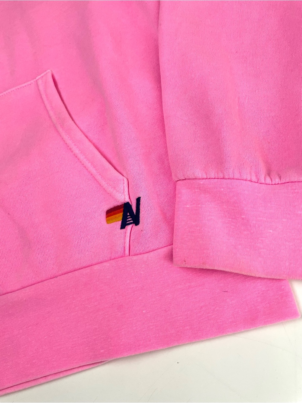 Aviator Nation Venice Hoodie Full Zip Sweatshirt Neon Pink XXL - Picture 13 of 16